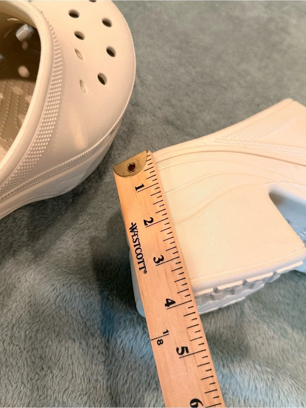 Crocs Siren Clog Platform Heels Bone White Women’s Size 11 New With Tags